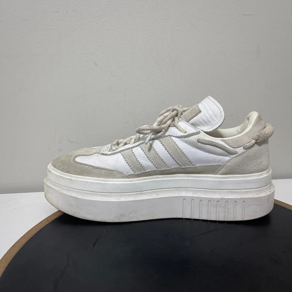 Adidas Ivy Park Super Super Sleek Women 10.5 Platform White Off White Streetwear